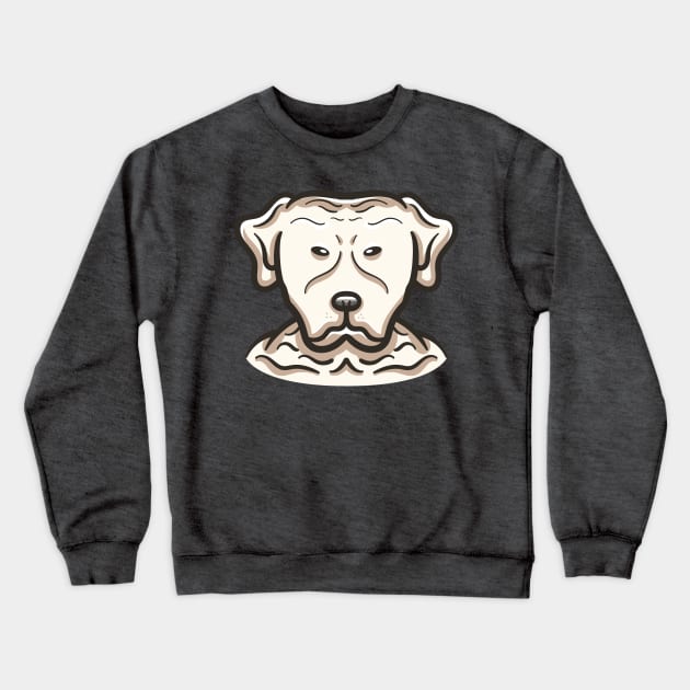 American Bulldog Crewneck Sweatshirt by Dzulhan